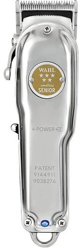 Cortadora Cabello Clipper Wahl Senior Metal Edición Limitada 3000112 5 Star Inalambrica Metalica Plata 110v/220v