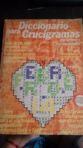 Diccionario Para Crucigramas. Con Crucigramas Monumentales. 