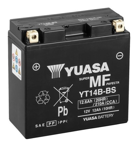 Batería De Moto / Yt14b-bs / Yuasa