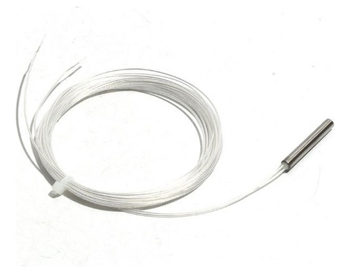 Sensor Pt1000 Pt 1000 Dos Hilos 4x30 Mm Cable 2m Sin Rosca