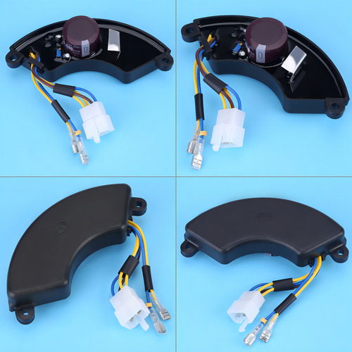 Regulador De Voltaje Automático En Forma De Arco Avr Para 6.5kw 7kw 8.5kw 2 Fases Generador De Gasolina 6 Hilos Aluminio Regulador De Voltaje Ajustable Universal