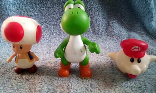 Muñecos Nintendo Yoshi, Toad Y Boo