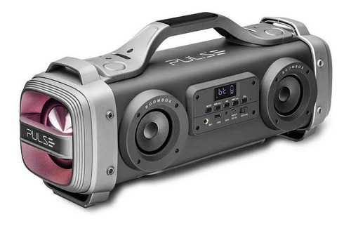 Alto-falante Pulse Mega Boombox SP363 portátil com bluetooth preto 