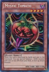 Carta Yugioh Mystic Tomato