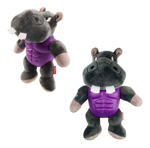 Peluche Para Perro Gigwi I'm Hero Hipopótamo - Con Sonido 