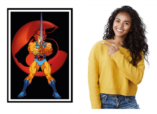 Póster Con Marco De Los Thundercats Con Realidad Aumentada