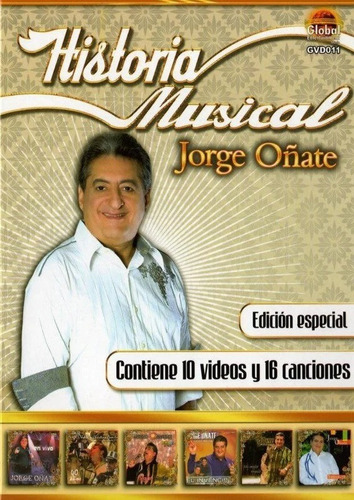 Jorge Oñate Cd + Dvd Historia Musical Nuevo Sellado