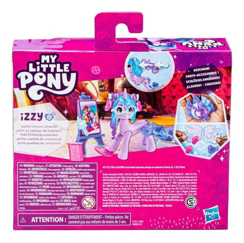 Muñeca My Little Pony Cutie Mark Magic Izzy Moonbow 16 Pzas