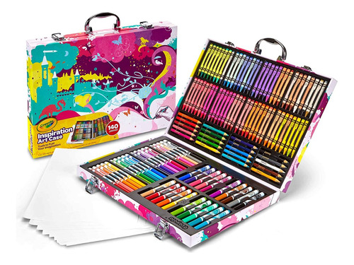 Colores Crayola Set De Arte Estuche Maleta Artistica 140 Pza