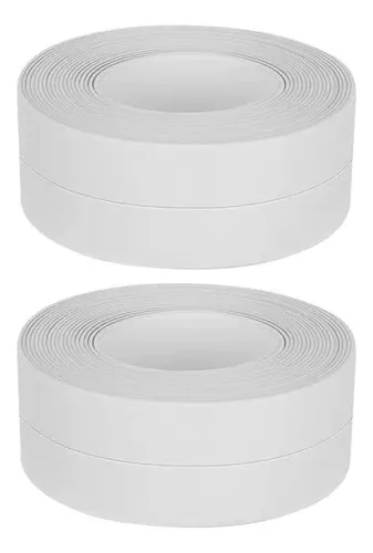 Masilla de PVC flexible tira de cinta autoadhesiva para baño