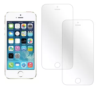 2 Micas Cristal Templado Compatible iPhone 5 5s 5c Se A1428