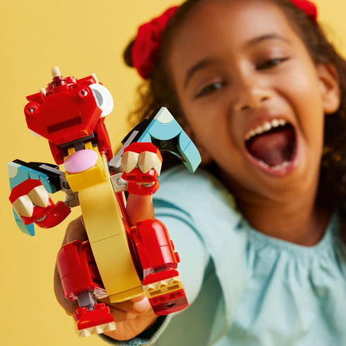 Lego Creator 3 En 1 Fantastico Dragón Rojo 149 Pcs 31145