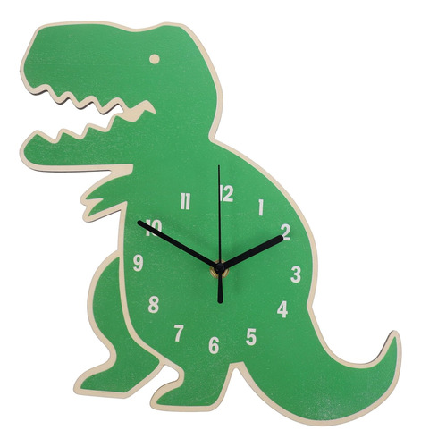 X Reloj De Dinosaurio Lindo De Pared Despertador