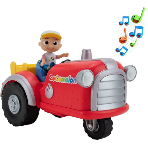 Juguete Cocomelon Jj En Tractor Musical Y Figura Articulada 