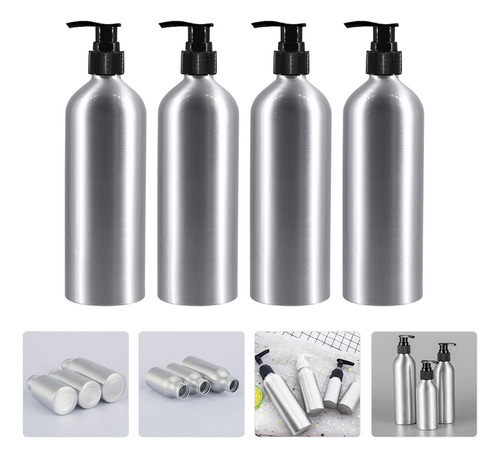 Botellas Dispensadoras De Aluminio, 4 Piezas