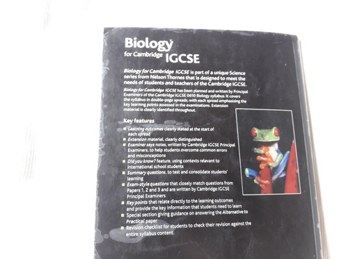 Imagen 3 de 8 de Biology For Cambridge Igcse Williams N Thornes Cambridge