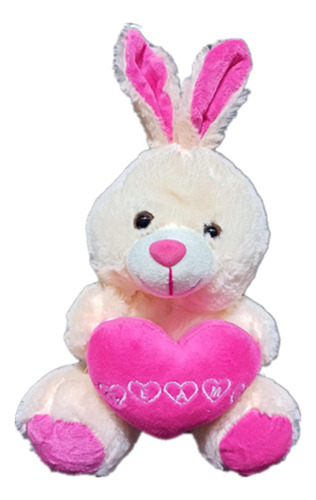 Peluche Conejo Con Corazon Y Letra Te Amo 20cm 