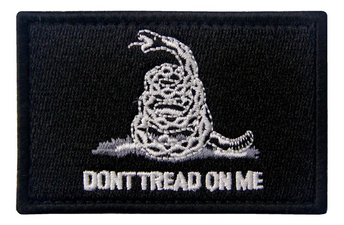 Parche De Velcro Con El Texto En Ingles  Don't Tread On Me 