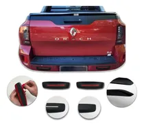 Comprar Duster Oroch 2022 X2 Taco Rojo Para Paragolpes Trasero Kenny