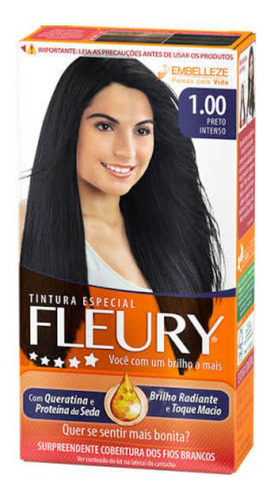 Fleury Tinta 1.00 Preto Intenso 35ml