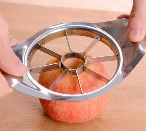 Cortador E Fatiador Inox De Maca, Pera, Frutas E Legumes