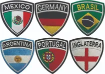 Comprar Escudos Bordado Mexico Crest Escudo Parche Tactico Bandera