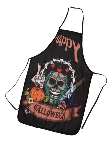 1 Piezas De Halloween Delantal Para Cocina De Para Cráneo