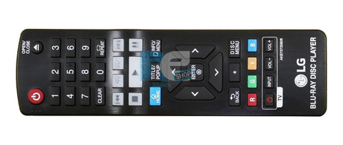 Controle Remoto Blueray Player LG Bp630 Akb73735801
