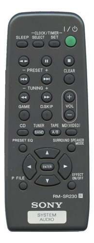 Control Remoto Origi. Sistema Audio Sony /leer Descripcion 