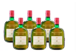 Buchanans Deluxe Blended 12 Anos 1l - 6 Unidades