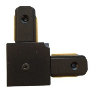 Conector Mafi Para Riel De Iluminación, Tipo L Negro