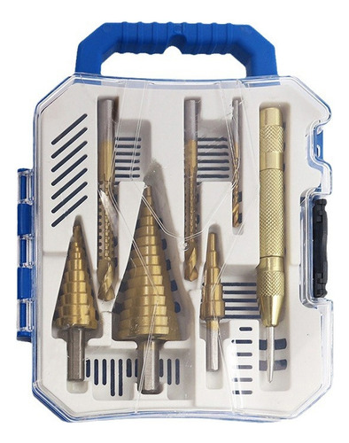 B Conjunto De 7 Peças De Furadeira Step, Conjunto De