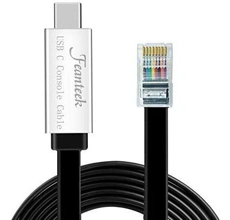 Cable Router Feanteek Rj45 Laptops Cisco Usb -negro