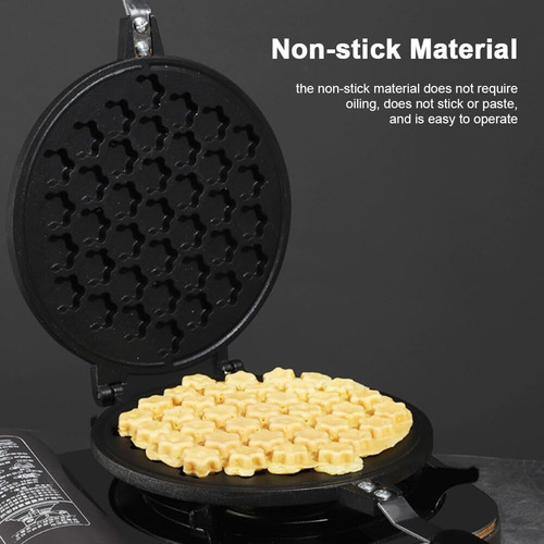 Máquina Para Hacer Gofres De Burbujas,calentamiento De Doble