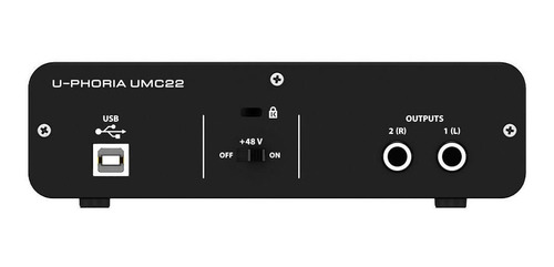 Imagem 3 de 3 de Interface De Áudio Usb Behringer U-phoria Umc22