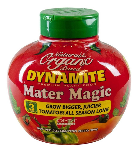 Fertilizante Organico Para Tomate Dynamite Mater Magic 306g