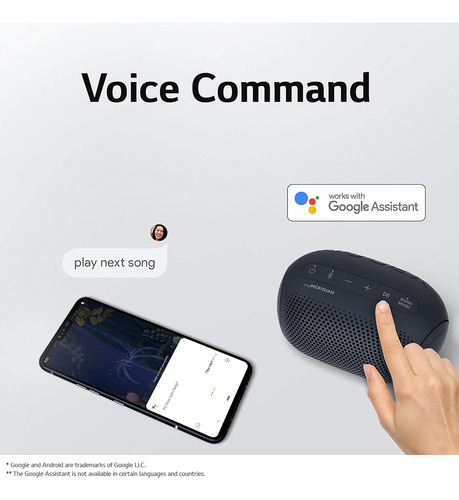 Parlante LG Xboom Go Pl2 Jellybean Inalámbrico Con Bluetooth
