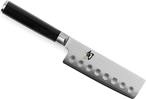 Cuchillo Nakiri De Borde Hueco Shun Classic De 5 Pulgadash
