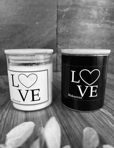Velas De Soya Aromáticas Vaso Con Tapa De Bambú, Reciclable