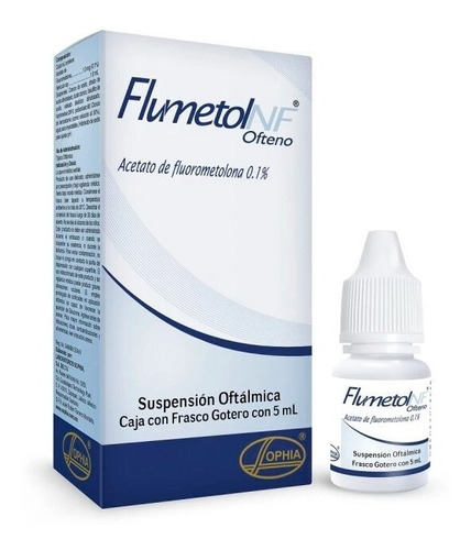 Flumetol Nf® Ofteno 5ml (fluorometolona) | Gotas Oftálmicas