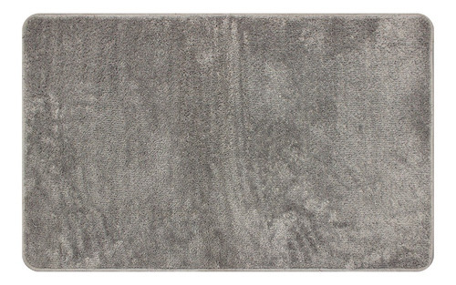 Tapete De Baño Velvet Bath Mat 40x60 Cm Gris claro