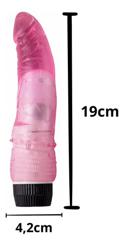 Consolo Dildo Penianoem Jelly Com Vibro Pinto Penis Pau