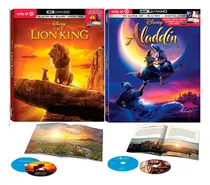 Comprar Pack El Rey Leon + Aladdin Peliculas 4k Ultra Hd + Libro