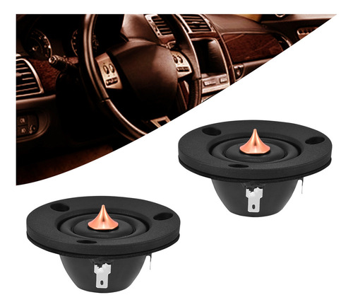 2 Peças 2 4 Ohm 4 30w Silk Film Dome Tweeter Falante Agudos
