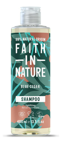 Faith In Nature Para Hombre Blue Cedar Shampoo 13.5 Fl Oz