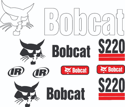 Grafica Calcos Para Bobcat S220 Maquina Vial Minicargadora