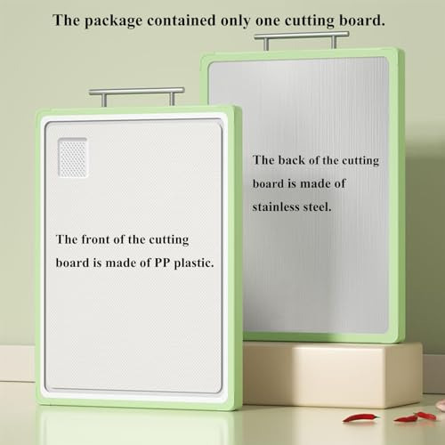 Tabla De Cortar De Doble Cara Con Borde Verde, Tabla De Cort