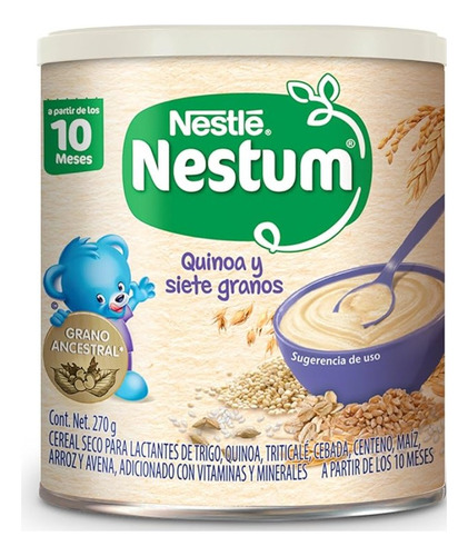 Nestum Cereal Quinoa Y 7 Granos +10 Meses 270 G