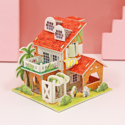 Kit De Casa De Papel 3d Granja Para Niños