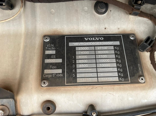 Imagem 6 de 25 de Volvo Fh 540 6x4 - 2016 - Leito Teto Baixo-ishift Baixo Km